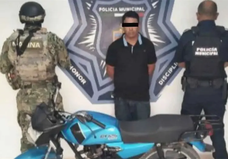 Recuperan motocicleta con reporte de robo