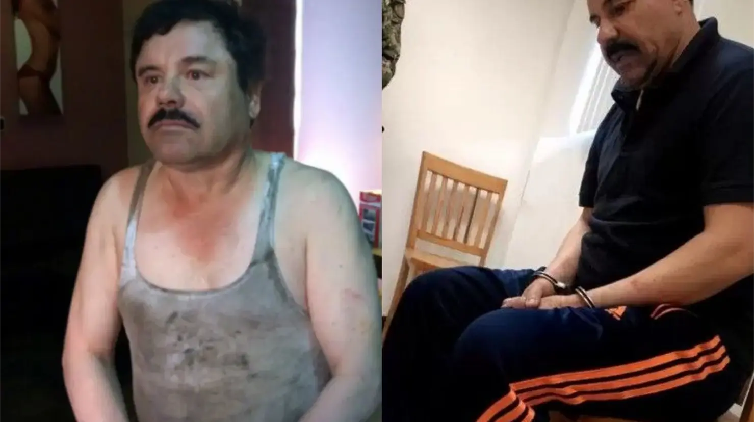 Revelan videos inéditos del día en que fue capturado El Chapo Guzmán: “¿Me van a tratar mal?”