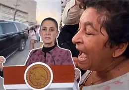 Sheinbaum habla sobre mujer que le reclamó y golpeó su camioneta en Tamaulipas: “Vamos a atender el problema”
