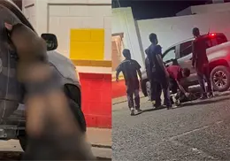 Mujer es arrastrada por una camioneta en Agua Prieta, Sonora l VIDEO