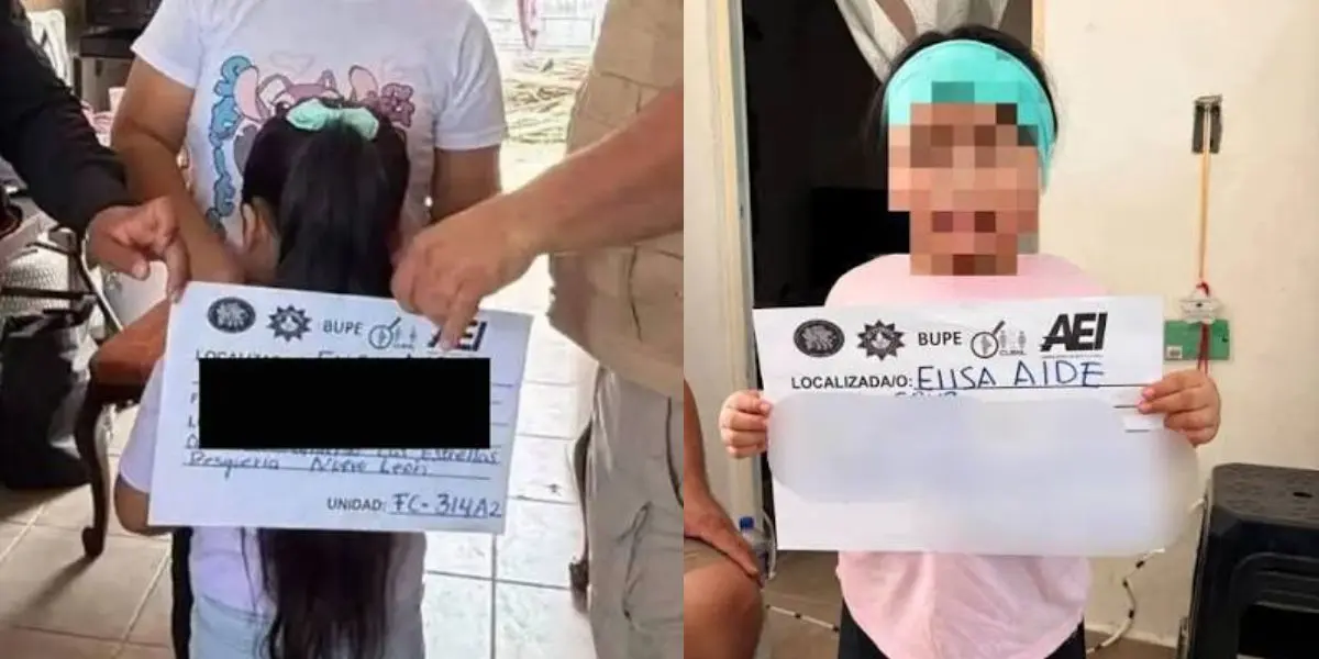 La localización de Elisa Aidé ocurrió tras una denuncia anónima que llevó a las autoridades hasta un domicilio de Pesquería, Nuevo León. (Fotos/redes sociales)