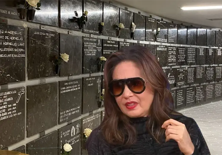 Yolanda Andrade compra nicho en la Basílica de Guadalupe y habla de despedirse de sus seres queridos