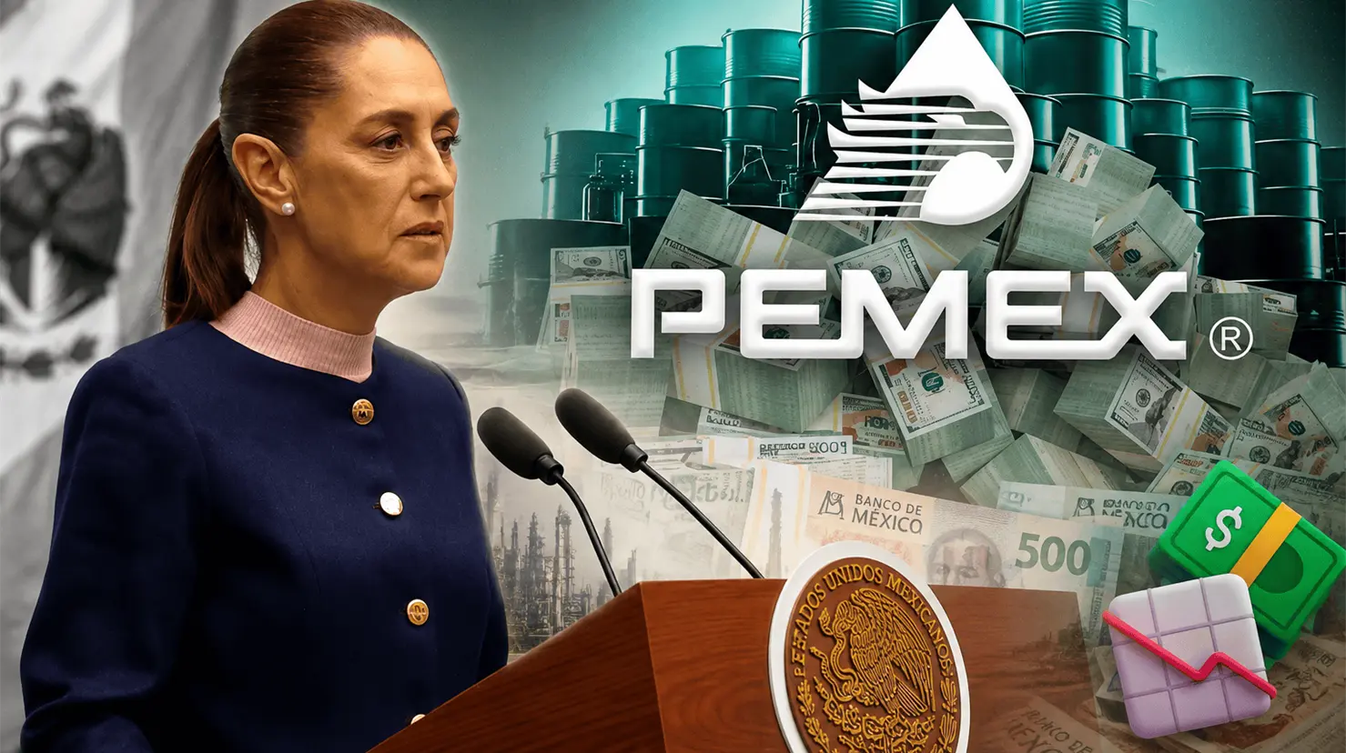 En junio de este año, la petrolera mantenía una deuda de 77 mil 500 millones de dólares
