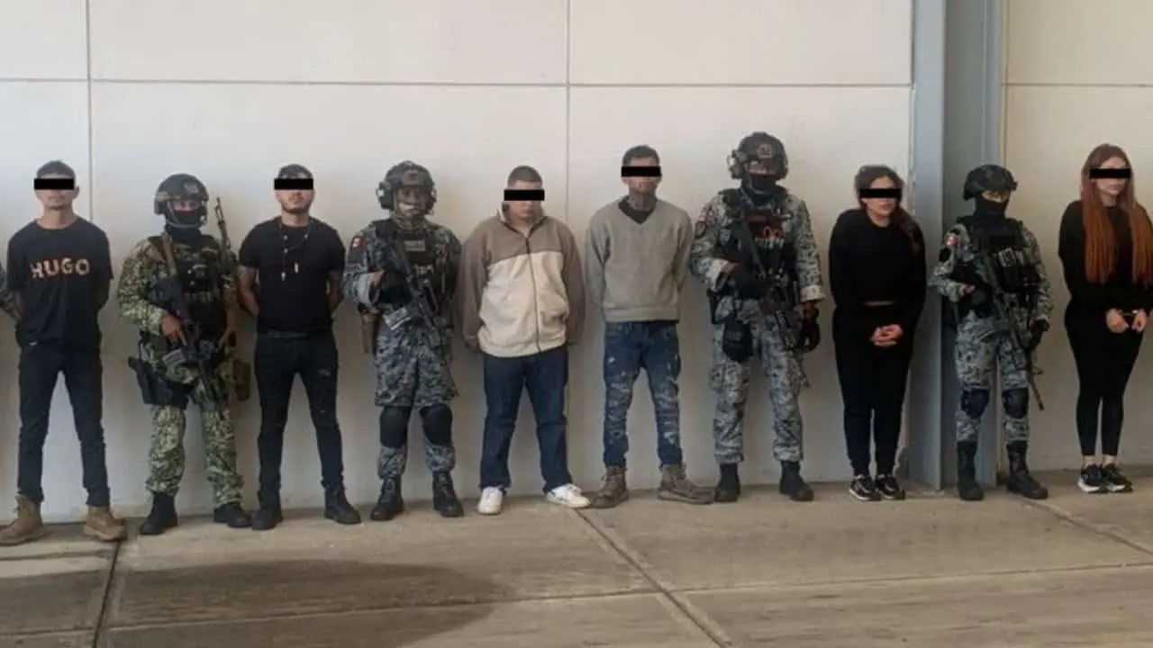 Entre los detenidos se encuentran la hija y pareja sentimental de un capo del CJNG