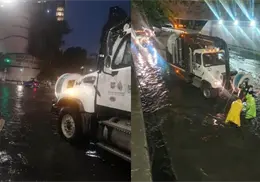 Fuertes lluvias golpean a CDMX: caen 6.7 millones de metros cúbicos de agua y provocan inundaciones