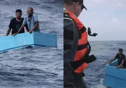 Rescatan con vida a dos pescadores de Chiapas tras seis días desaparecidos