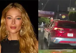 Vanessa Huppenkothen vive momentos de tensión con presuntos montachoques en CDMX | VIDEO