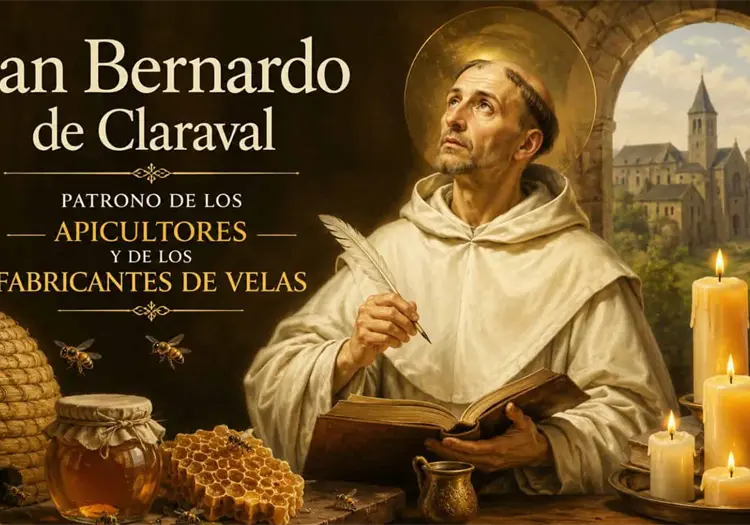 Santoral de hoy, 20 de agosto: San Bernardo, el monje “cazador de almas”, patrono de los fabricantes de velas
