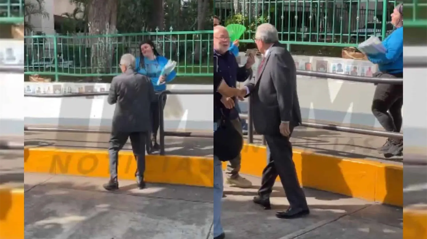 Así recibieron a Rubén Rocha Moya en su regreso al Palacio de Gobierno de Sinaloa | VIDEO
