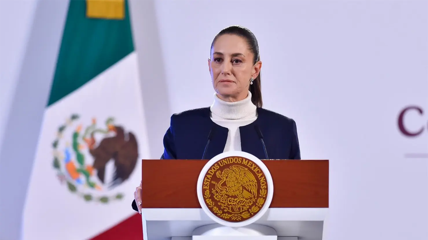 Claudia Sheinbaum ausente de La Mañanera del Pueblo por problema de salud