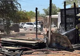 Incendio acaba con iglesia y centro de catecismo en Hermosillo