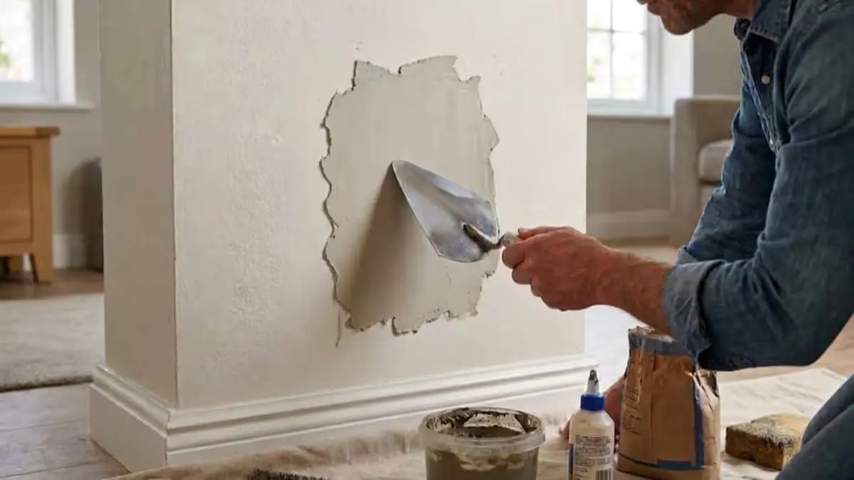 Mezclar cemento con pegamento blanco puede ser útil para reparar grietas en casa: así se prepara