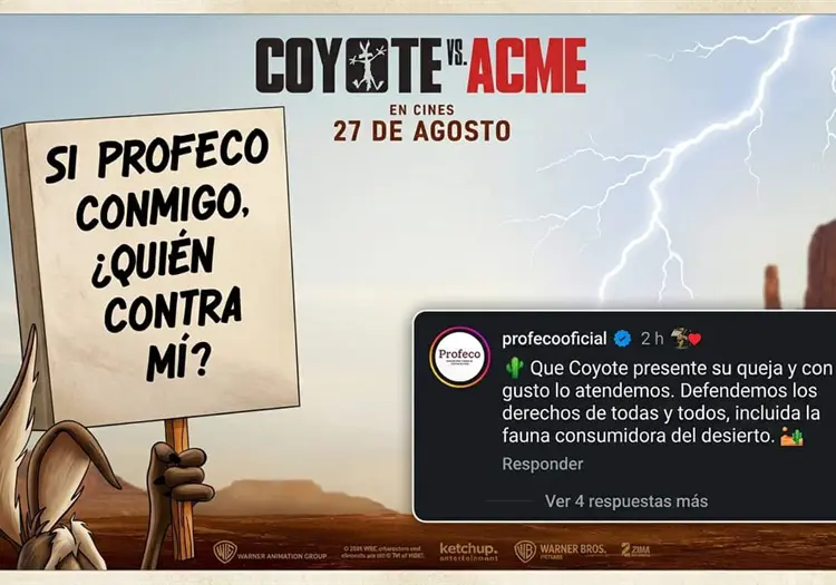 Profeco a favor de la demanda de Coyote vs. Acme