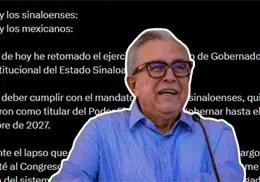 Rubén Rocha Moya retoma su cargo como gobernador de Sinaloa después de 112 días