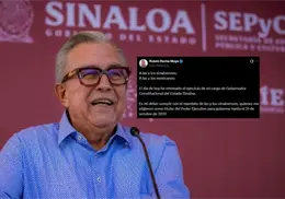Rubén Rocha Moya retoma su cargo como gobernador de Sinaloa después de 112 días Rubén Rocha Moya retoma su cargo como gobernador de Sinaloa después de 112 días