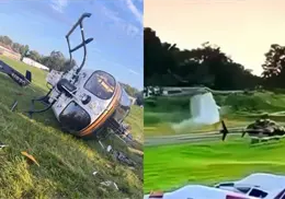 VIDEO | Choque aéreo en Pensilvania deja un muerto y dos policías heridos; avioneta impactó contra helicóptero