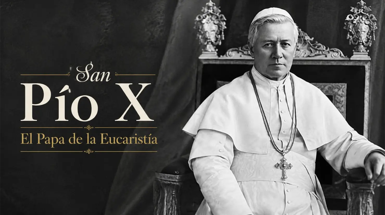 San Pío X, pontífice de 1903 a 1914, es recordado por su impulso a la Eucaristía, la catequesis y la defensa de la doctrina católica.