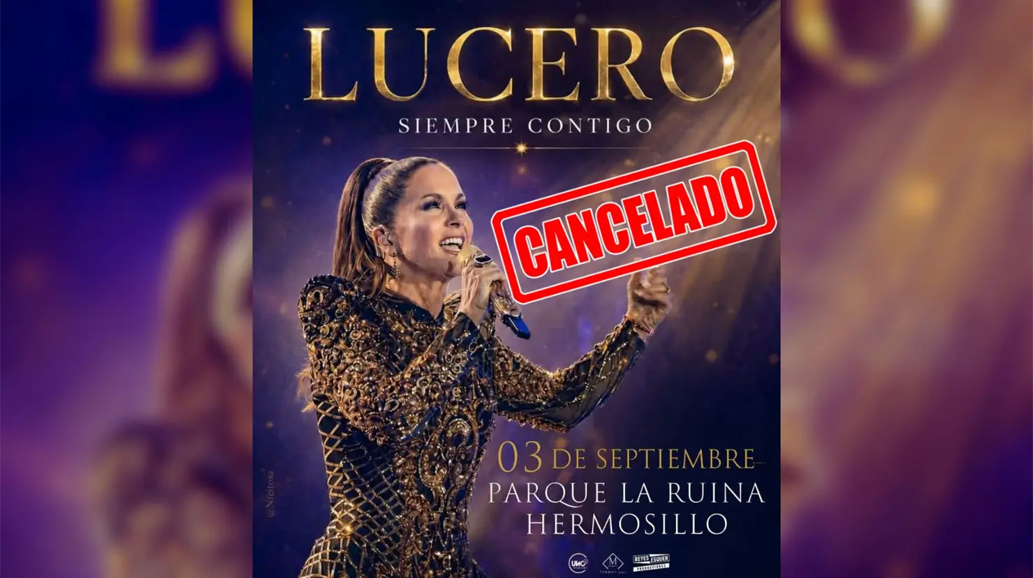 Cancelan concierto de Lucero en Hermosillo; así será el reembolso de boletos