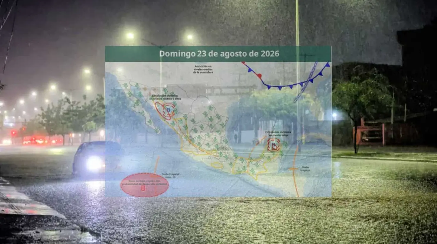 Clima en Hermosillo hoy 23 de agosto: Se prevé lluvia para este domingo