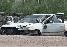 Vuelca automóvil en la México 15, al sur de Ciudad Obregón