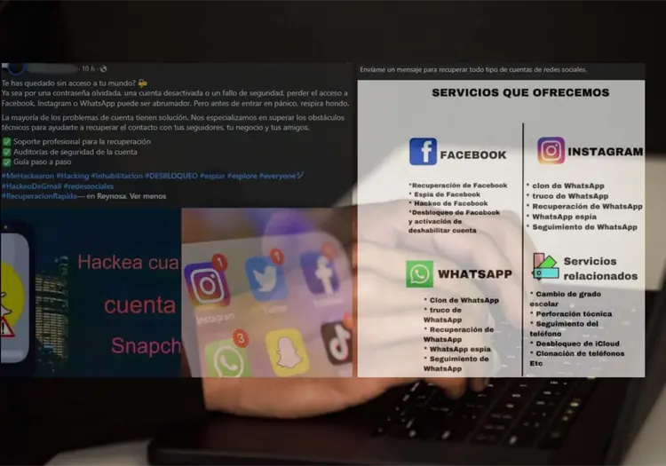 Alertan por nueva modalidad de fraude: Ofrecen recuperar cuentas de redes sociales