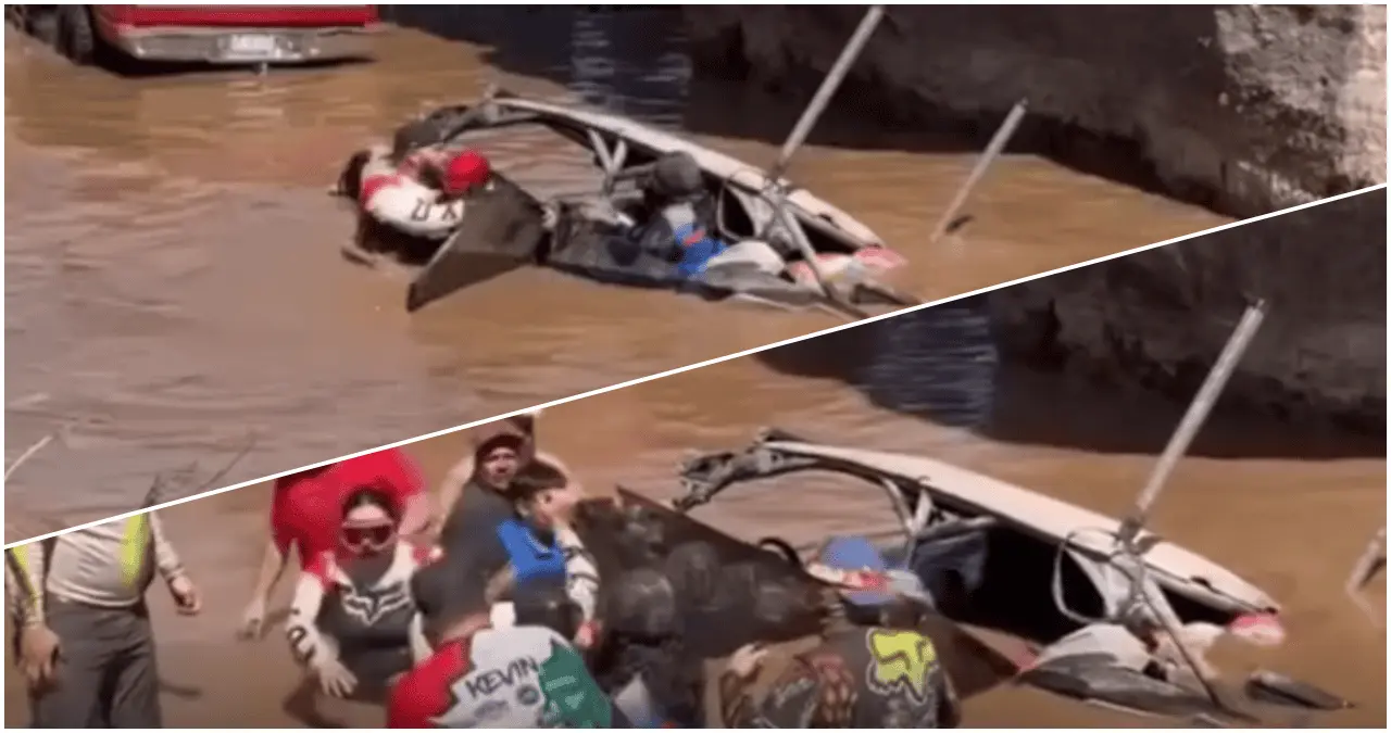 La rápida reacción de los asistentes fue clave para salvar a las personas