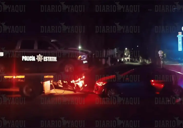 Choca patrulla de la Policía Estatal en Misión del Real