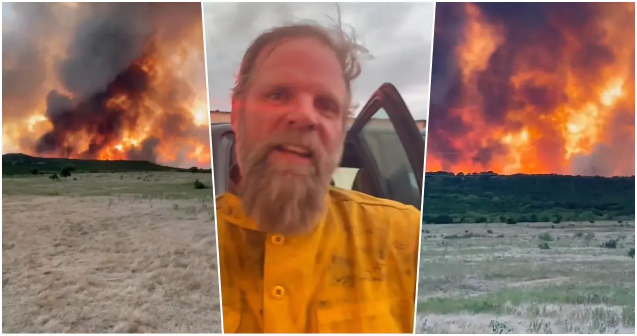 Bomberos del norte de Texas calificaron de “monstruoso” el fuego que se extendió en el condado de Palo Pinto