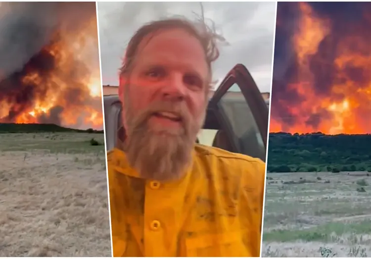 Monstruoso incendio devora más de 50 mil acres en Texas