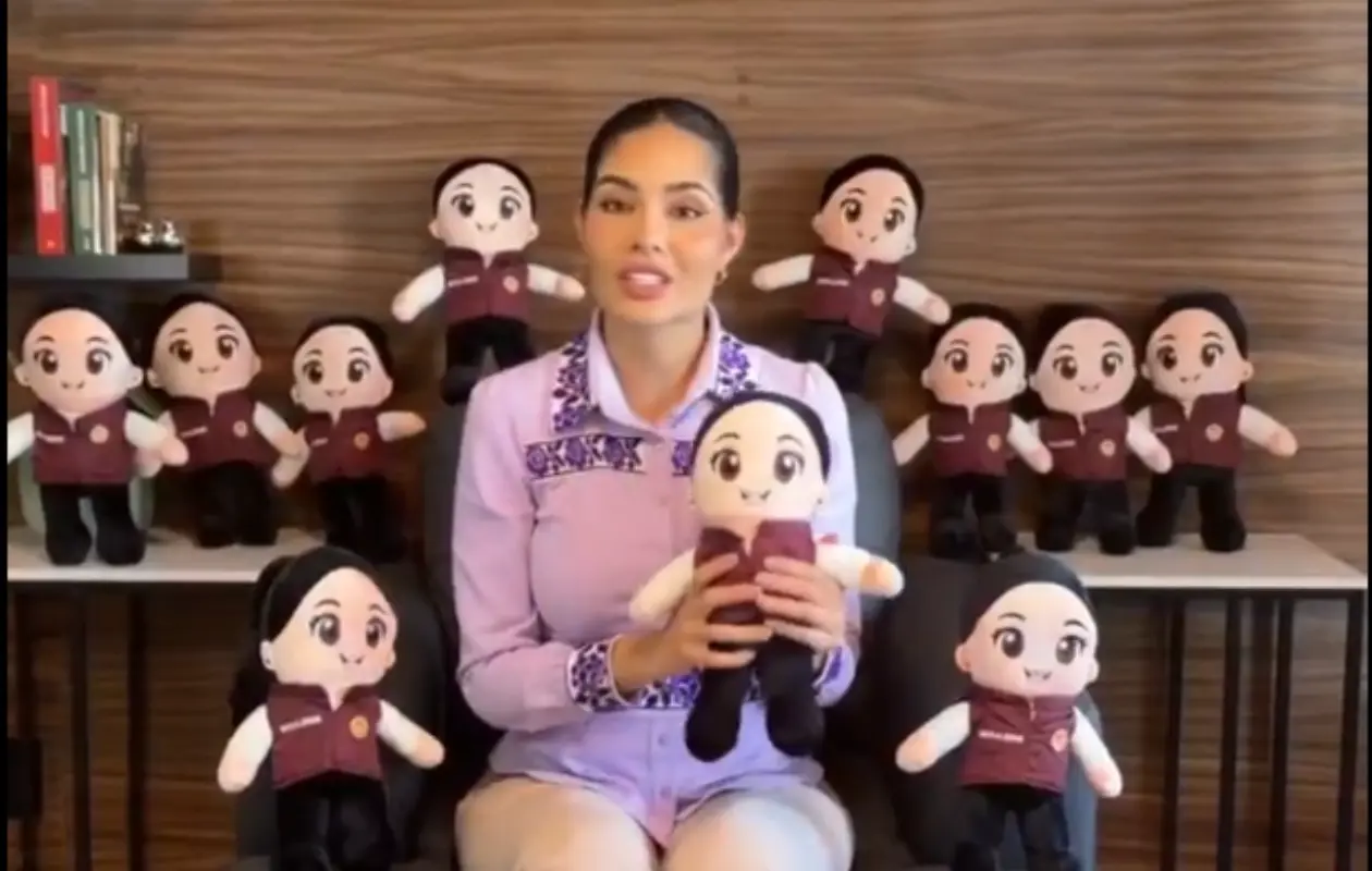 De alcaldesa a muñeca de peluche: Geraldine Ponce regalará las “Geraldinitas” en Nayarit