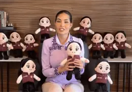 De alcaldesa a muñeca de peluche: Geraldine Ponce regalará las “Geraldinitas” en Nayarit