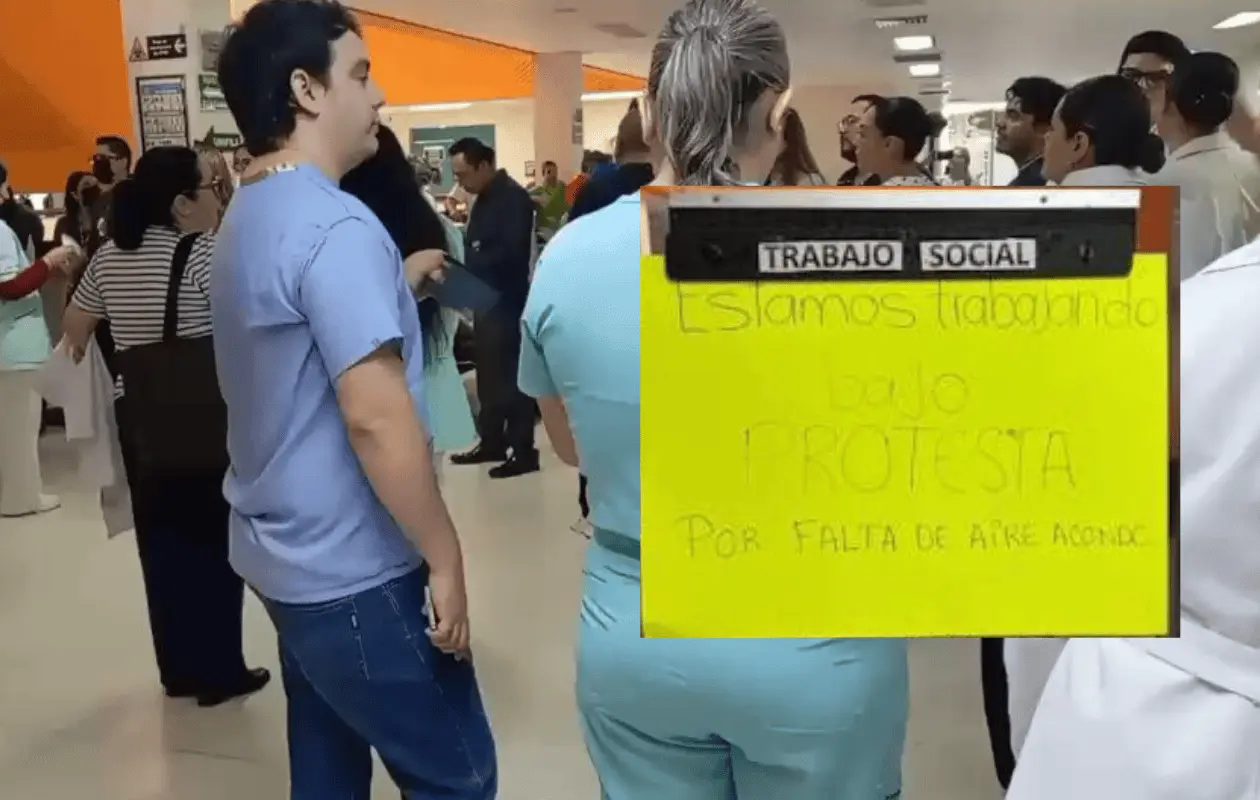 IMSS anuncia mantenimiento al aire acondicionado de la UMF No. 1 tras protesta de trabajadores