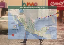 Clima en Hermosillo hoy 28 de agosto: Se pronostica lluvia en la ciudad para este viernes