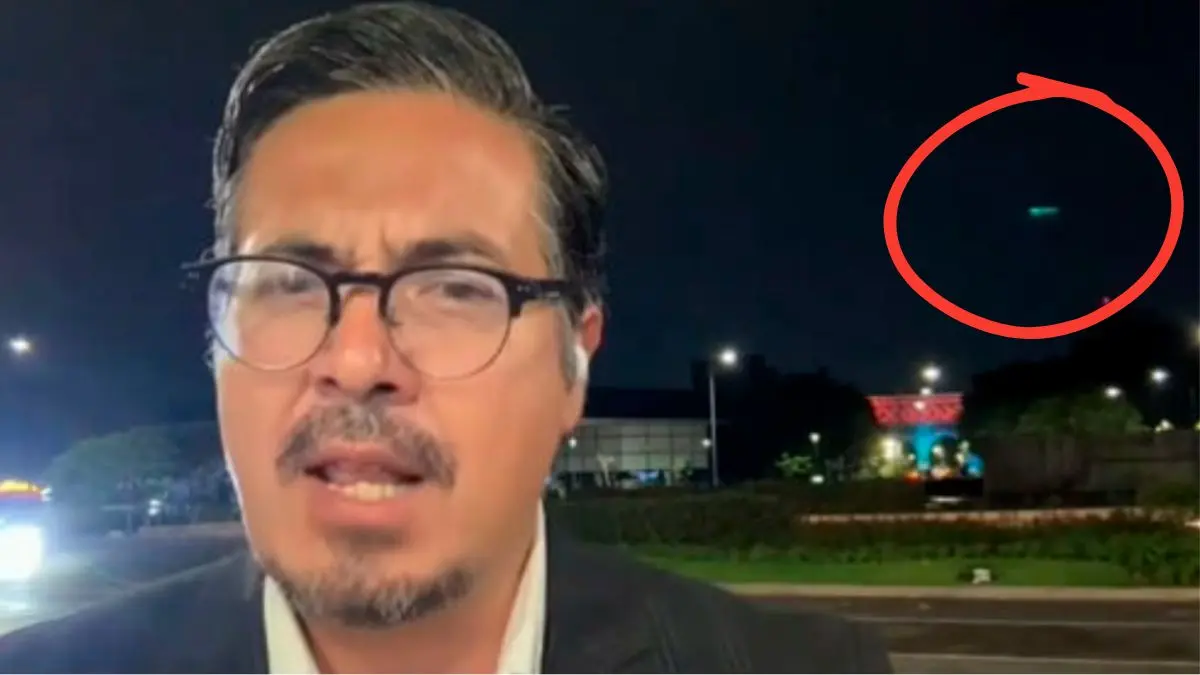 VIDEO | Misterioso objeto aparece durante transmisión de noticiero mexicano y desata teorías sobre un supuesto ovni