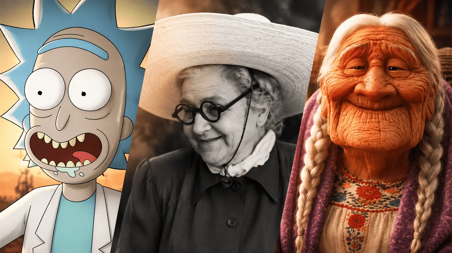 Los abuelos más icónicos de la pantalla chica y grande, en México y el resto del mundo