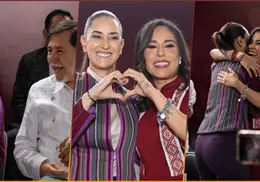 Doble de Claudia Sheinbaum irrumpe en informe de Simey Olvera y desata polémica