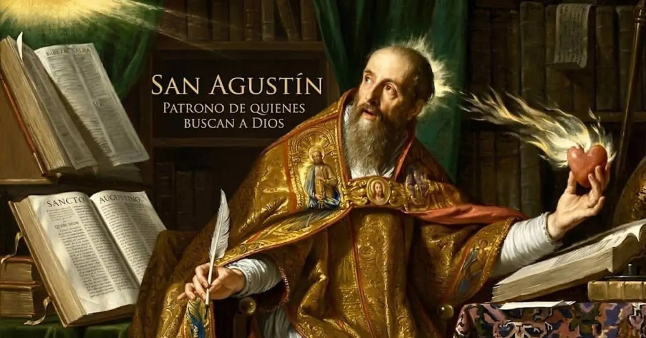 San Agustín reconoció la importancia que tuvieron las oraciones y la perseverancia de su madre, Santa Mónica, en su transformación.