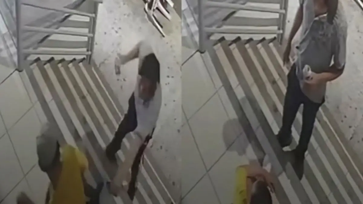 VIDEO | Hombre agrede brutalmente a persona en silla de ruedas en el centro de Ciudad Obregón