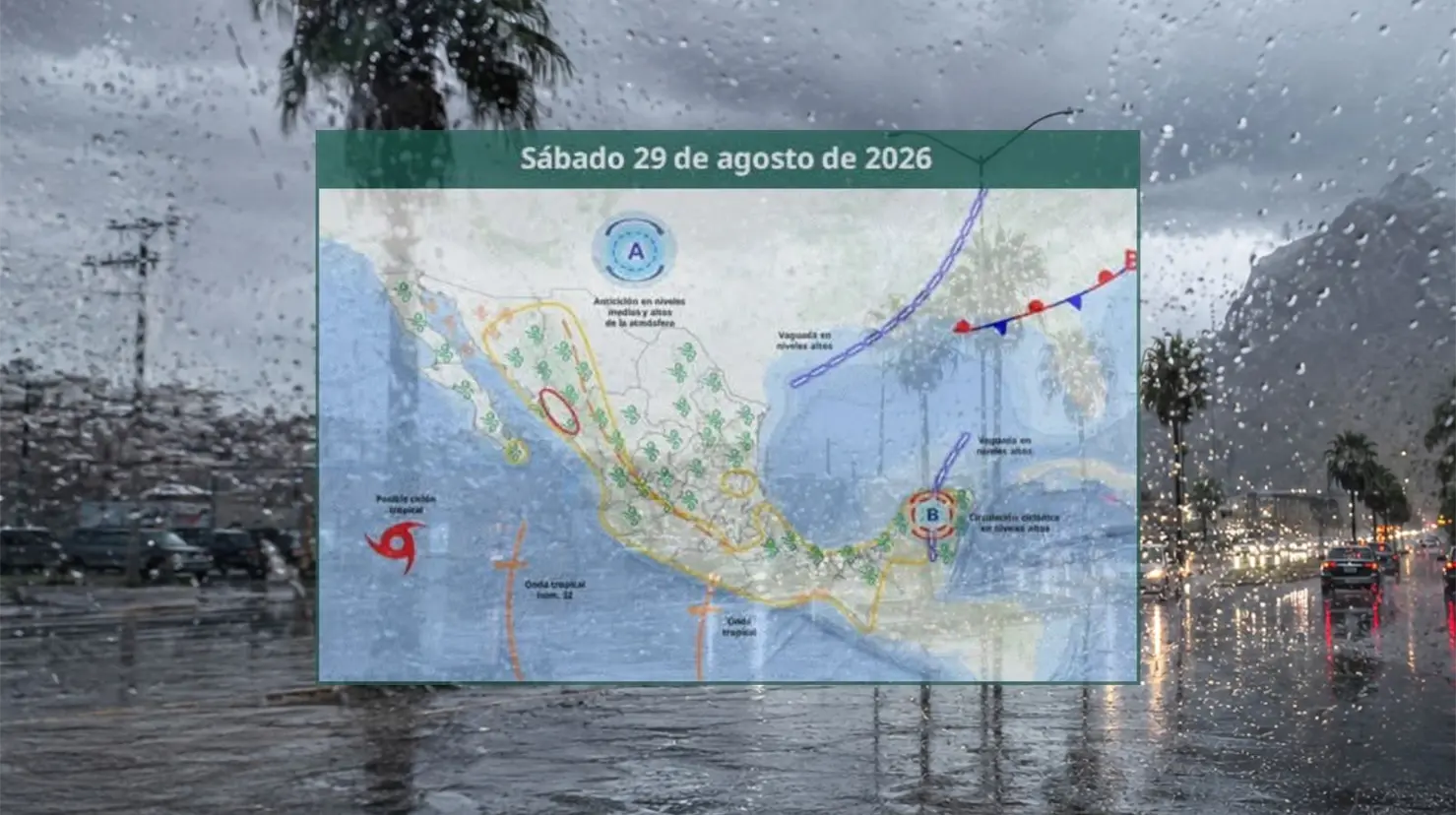 Clima en Sonora hoy 29 de agosto: Lluvias muy fuertes y temperaturas superiores a 45°C afectarán al Estado