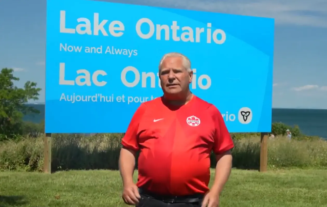 Doug Ford desafía a Trump y reafirma que el Lago Ontario conservará su nombre