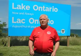 Doug Ford desafía a Trump y reafirma que el Lago Ontario conservará su nombre