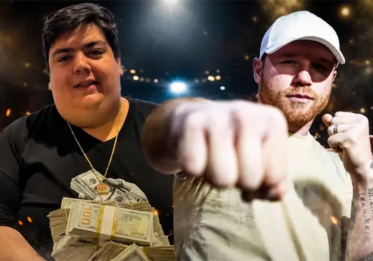 Canelo Álvarez ofrece miles de dólares a influencer por darle un solo golpe
