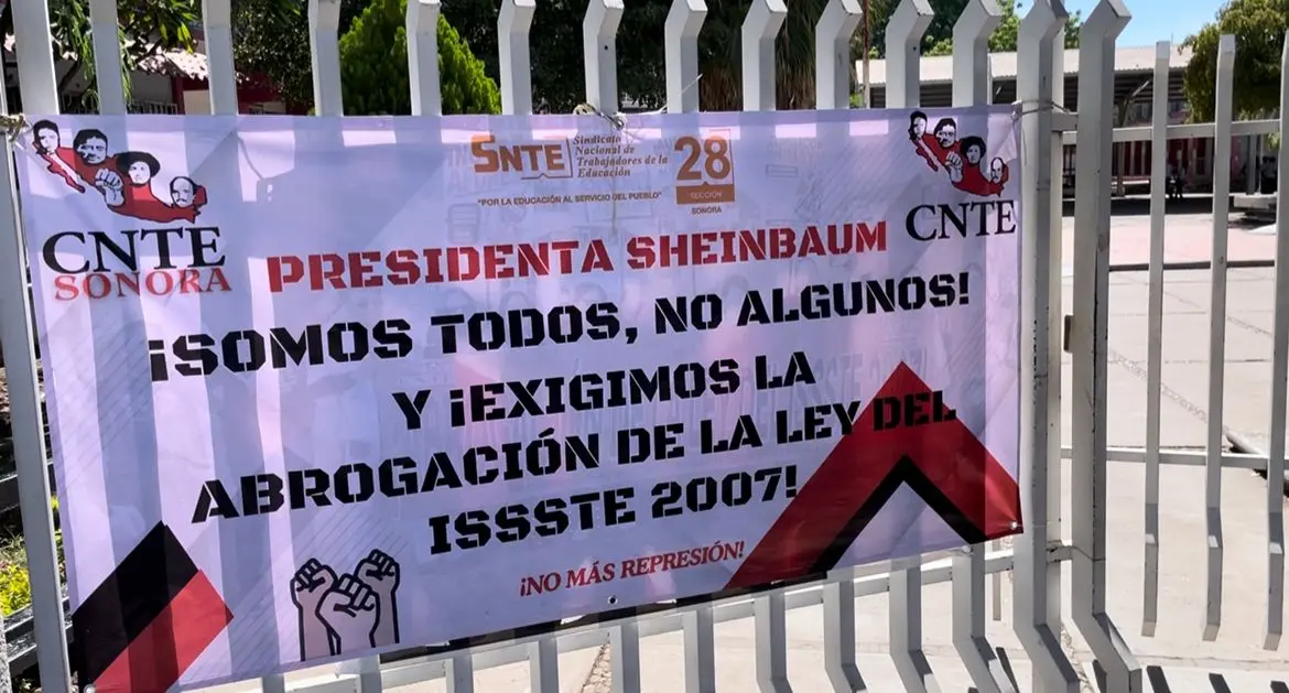 Con el arranque del ciclo académico, la CNTE en Sonora tiene su propia agenda de trabajo para continuar impulsando su lucha magisterial