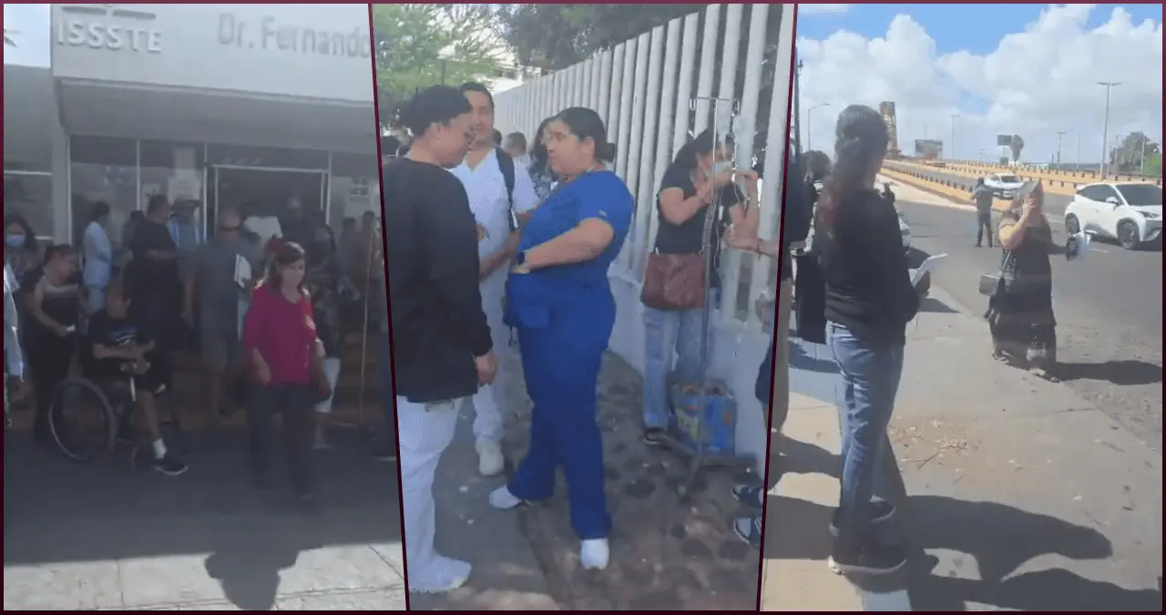 Algunos pacientes permanecieron dentro de las instalaciones a pesar de la evacuación