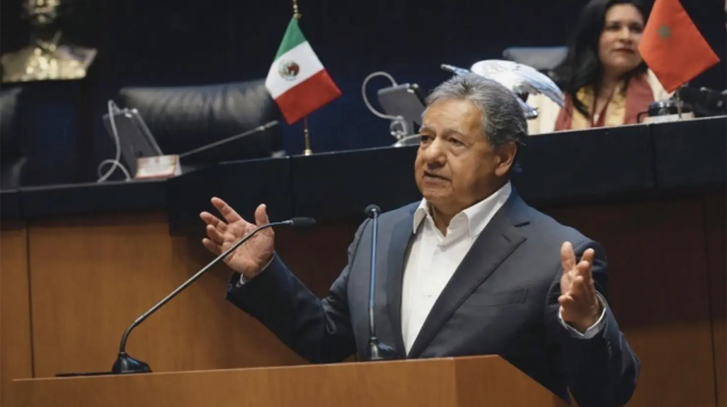 La propuesta de Morena también contempla que Verónica Camino Farjat continúe como primera vicepresident
