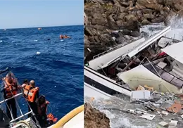Pánico en el mar: Ferry se vuelca frente a Chipre y deja muertos y desaparecidos Pánico en el mar: Ferry se vuelca frente a Chipre y deja muertos y desaparecidos