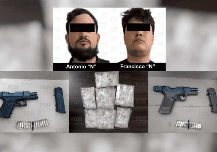 Vinculan a proceso a detenidos con armas y droga en SLRC