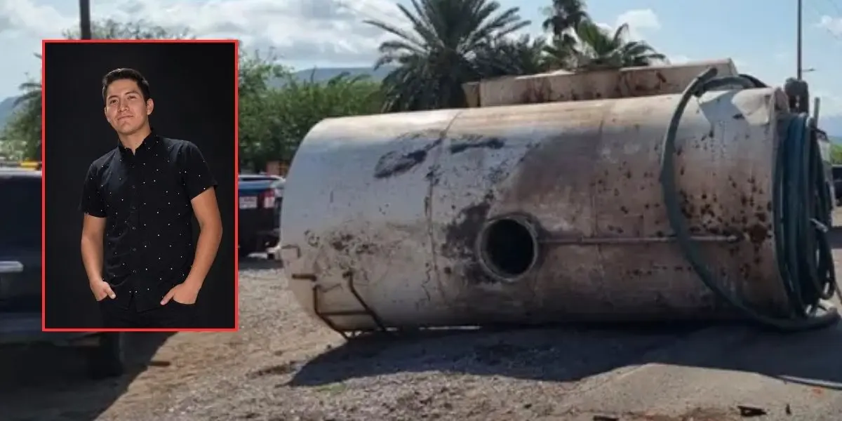 La unidad de transporte de agua terminó con daños severos después de la colisión registrada durante la tarde del lunes. (Fotos: Expreso)