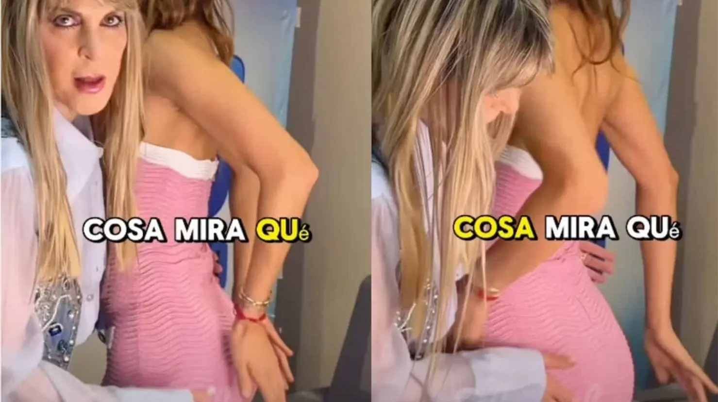 Berman le pidió a Yanet que mostrara su cuerpo ante la cámara: “Enséñale tus atributos, enséñales. Mira, mira qué cosa, mira qué cosa.