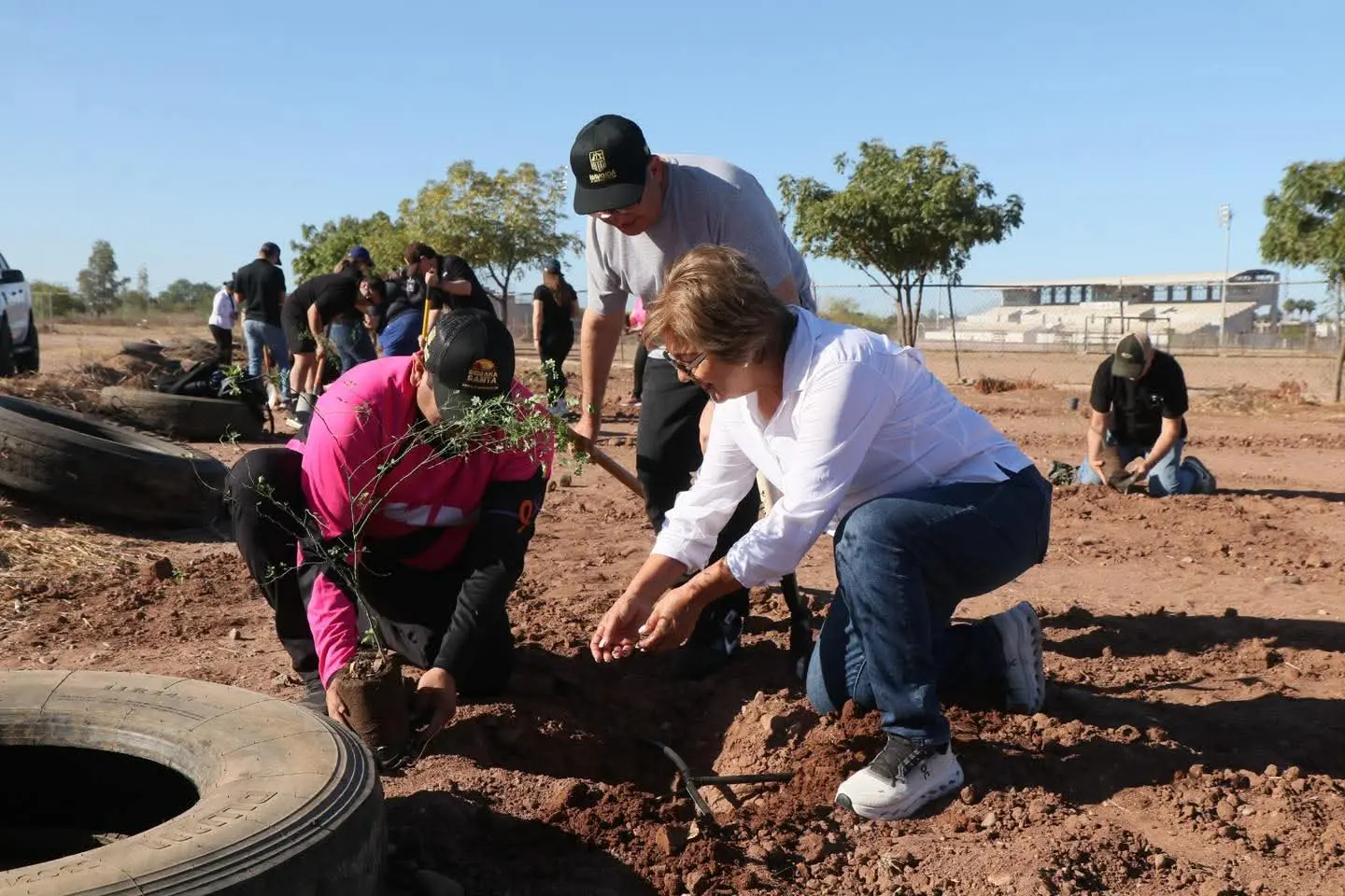 Grupo Acción Verde de Navojoa avanza en el Bosque Urbano
